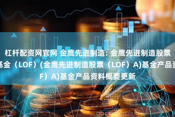 杠杆配资网官网 金鹰先进制造: 金鹰先进制造股票型证券投资基金（LOF）(金鹰先进制造股票（LOF）A)基金产品资料概要更新