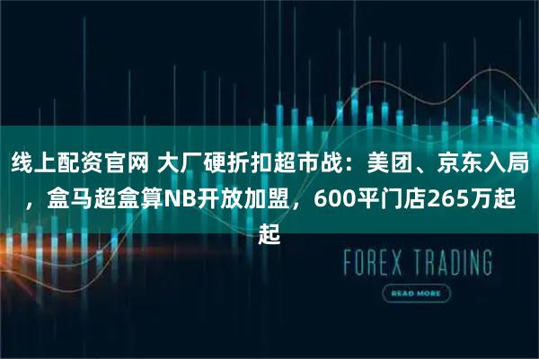 线上配资官网 大厂硬折扣超市战：美团、京东入局，盒马超盒算NB开放加盟，600平门店265万起