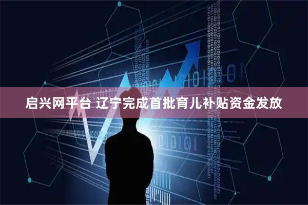启兴网平台 辽宁完成首批育儿补贴资金发放